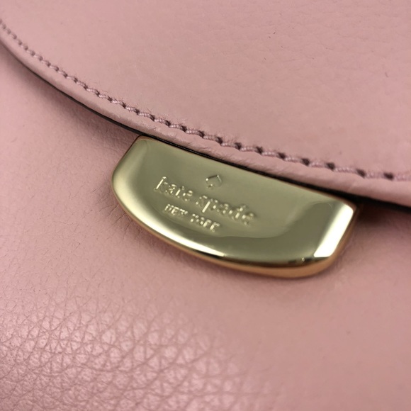New! Kate Spade Pink Leather Shoulder Bag w/Handle - Picture 5 of 7
